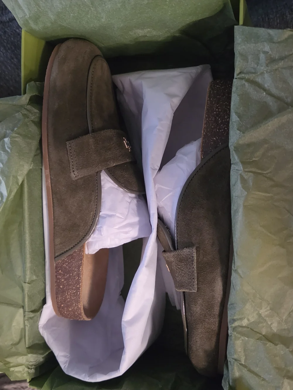 Tory Burch Everly Suede Clogs